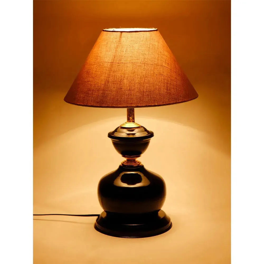 Grey Color Table Lamp Single Piece