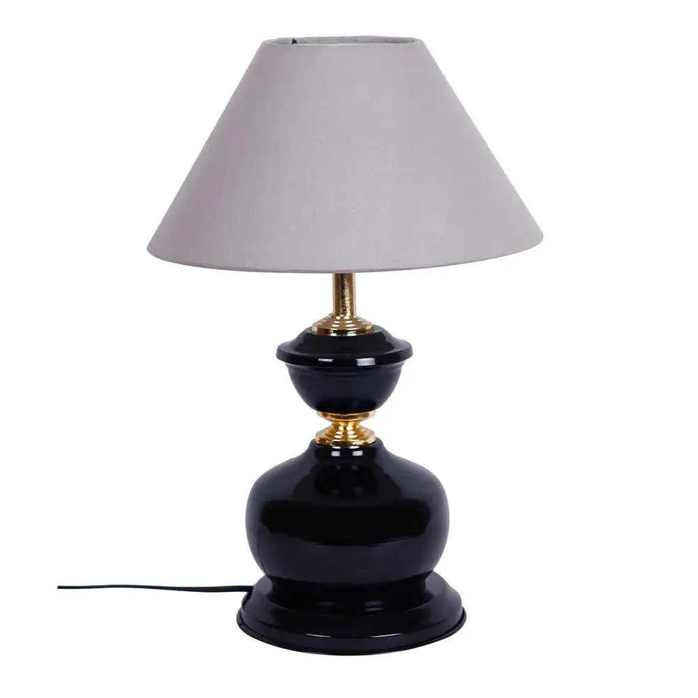 Grey Color Table Lamp Single Piece
