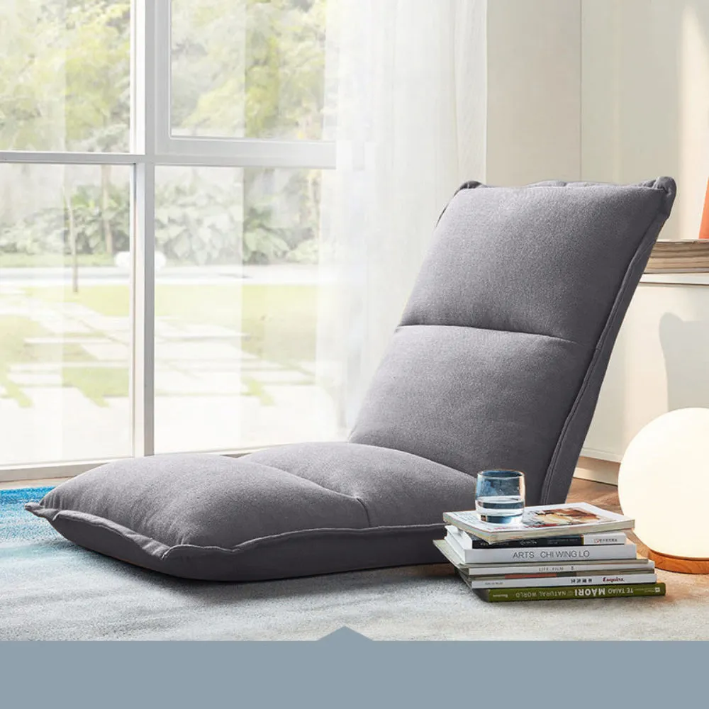 Grey Meditation Folding Chair Made of Hybrid Memory Foam