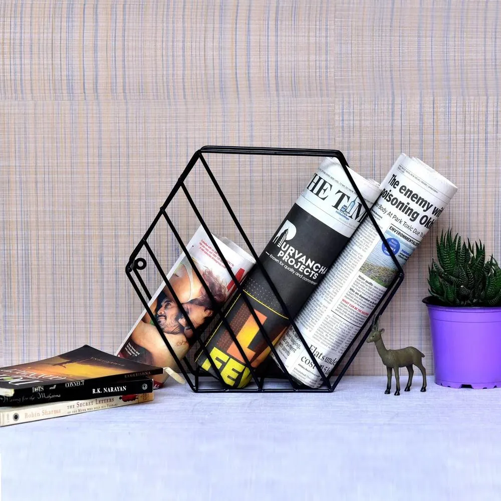 Grista Hexagonal Paper Magazine Holder