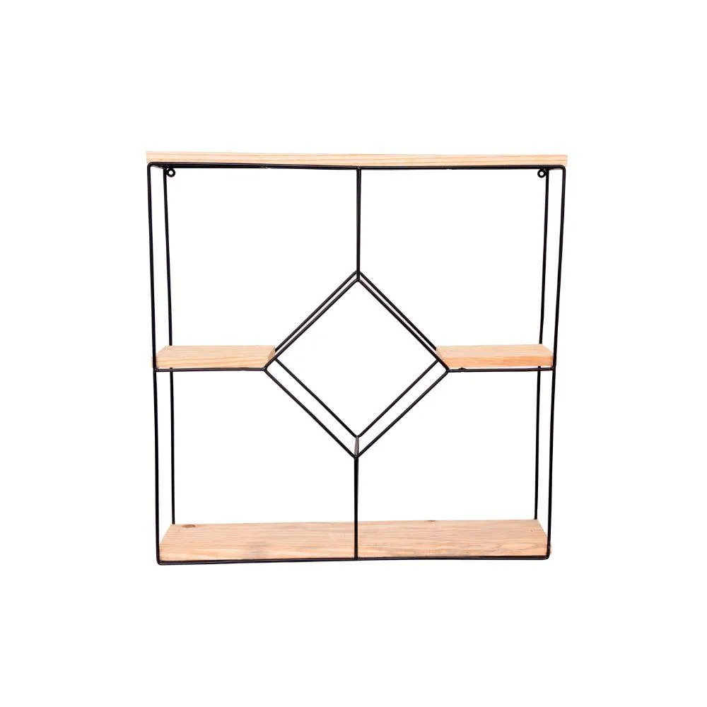 Grista Large Decorative Metal Wall Shelf