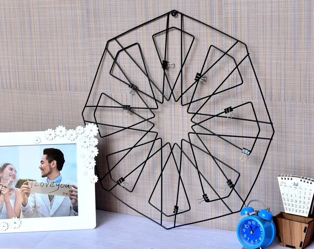 Grista Octagonal Grid Photo Organizer