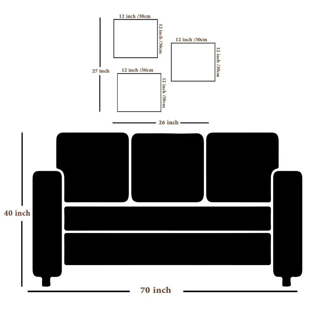 Gurunanak With Sikh Symbol Framed Wall Painting Set of 3 Hangings having Break Resistant Acrylic Glass