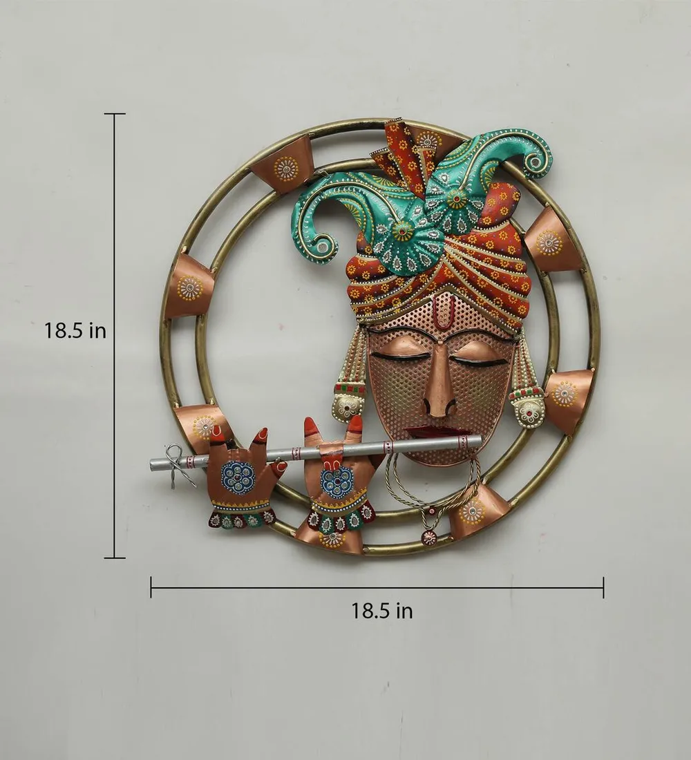 Halo Of Krishna LED Metal Wall Decor