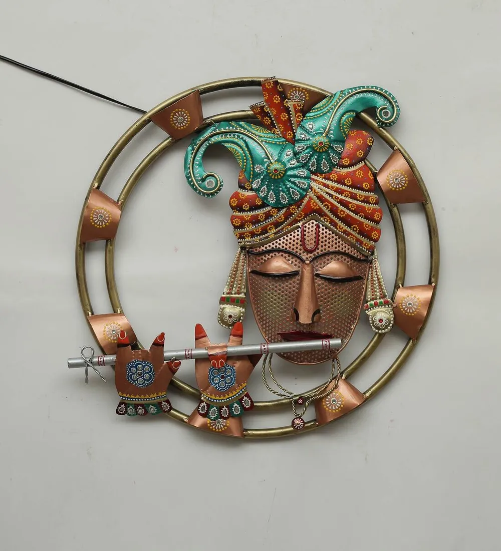 Halo Of Krishna LED Metal Wall Decor