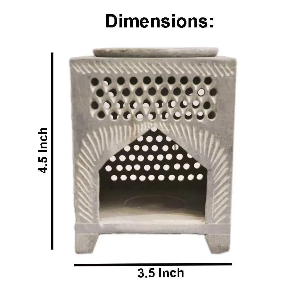 Hand-Carved Aesthetic Paleva Stone Oil Diffuser