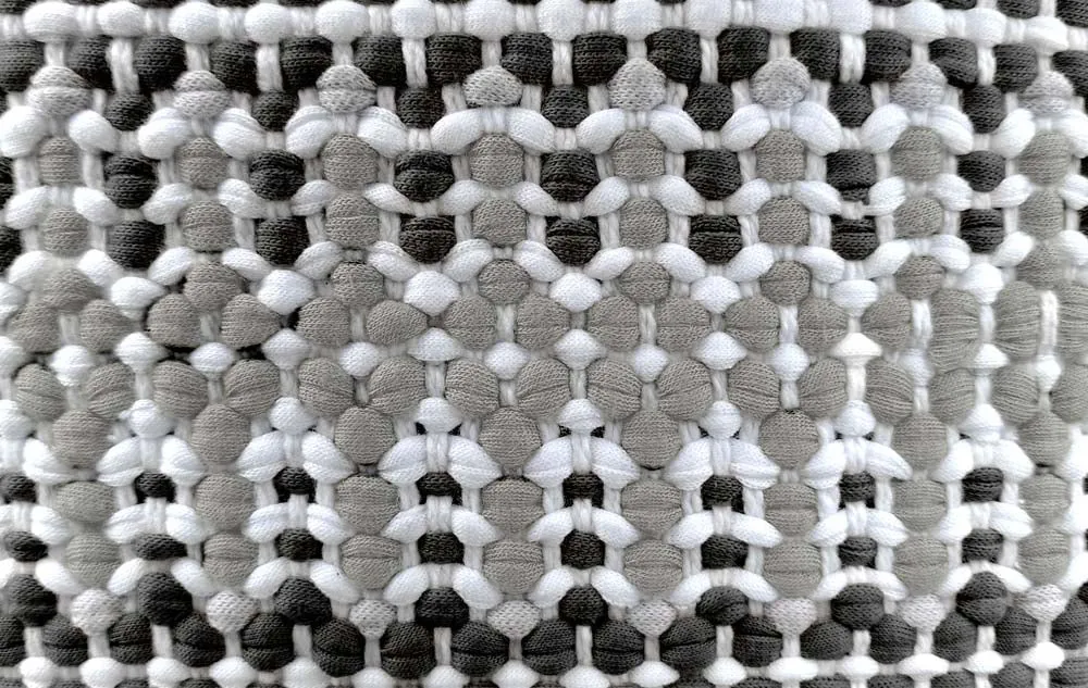 Hand Embroided Designer Black & White Cushion Cover