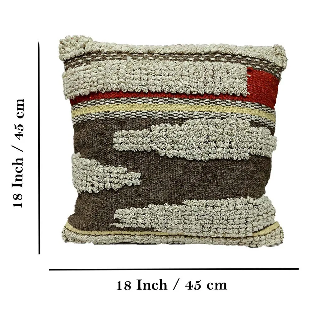 Hand Embroided Designer Multi Color Cushion Cover