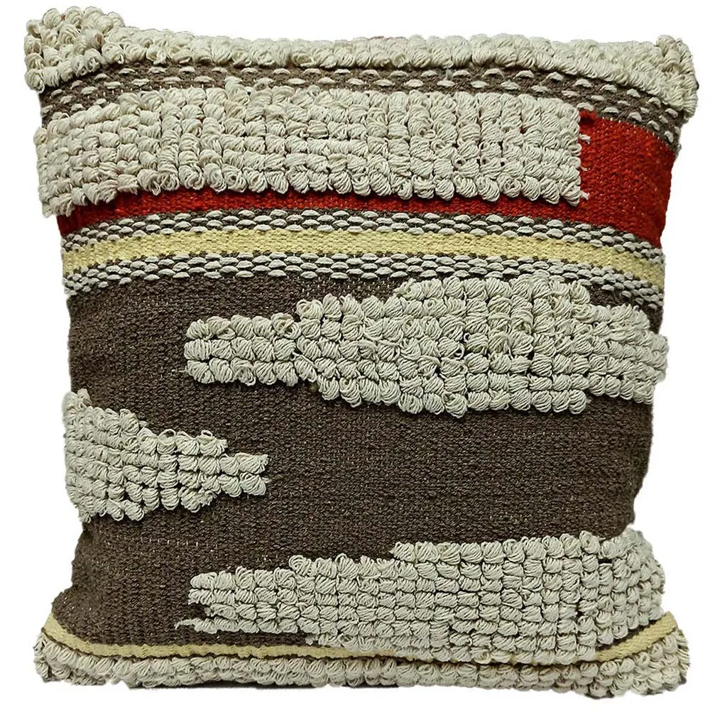 Hand Embroided Designer Multi Color Cushion Cover