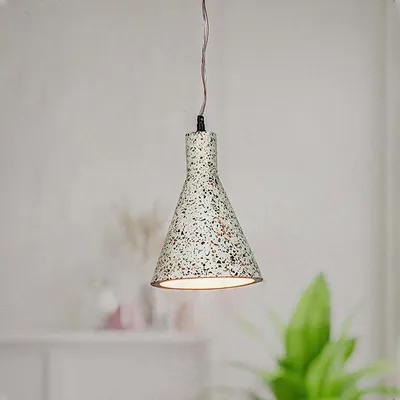 Handcrafted Conical Concrete Shade Modern Pendant light