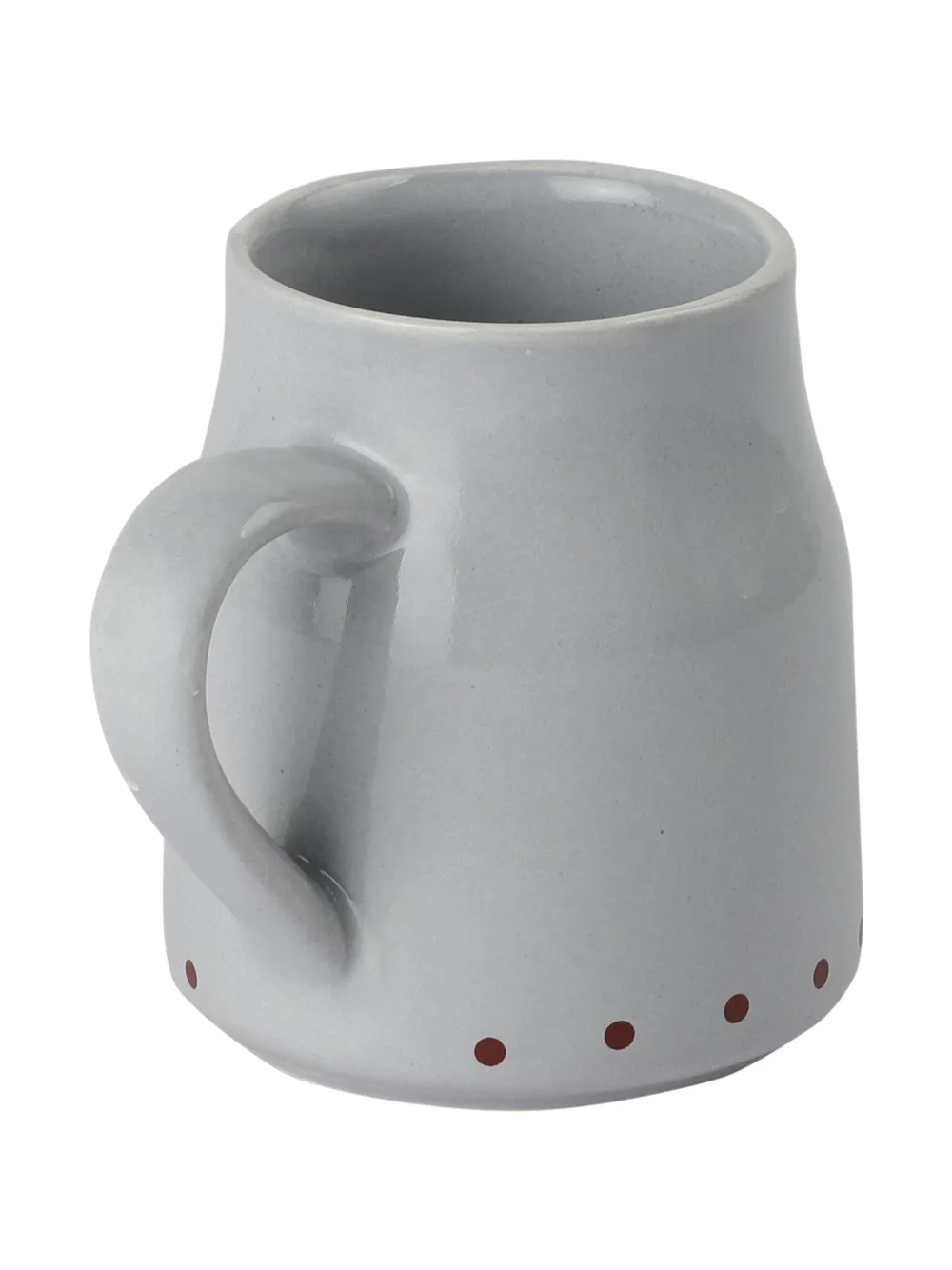 Handmade Ceramic Multicolor Flask Cane Shape Coffee Mugs Set Of 6
