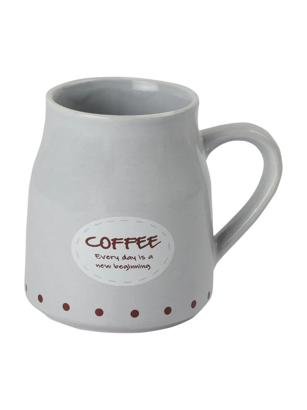 Handmade Ceramic Multicolor Flask Cane Shape Coffee Mugs Set Of 6