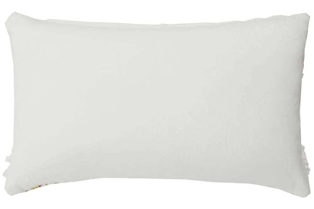 Handwoven Designer Beige Cushion Cover