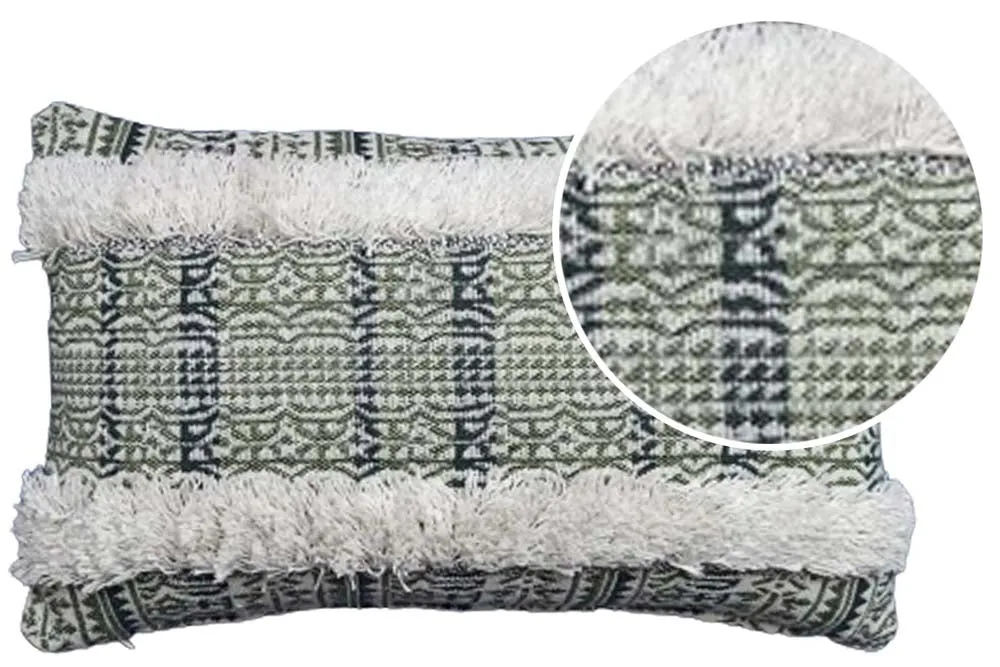 Handwoven Designer Yellow Cushion Cover