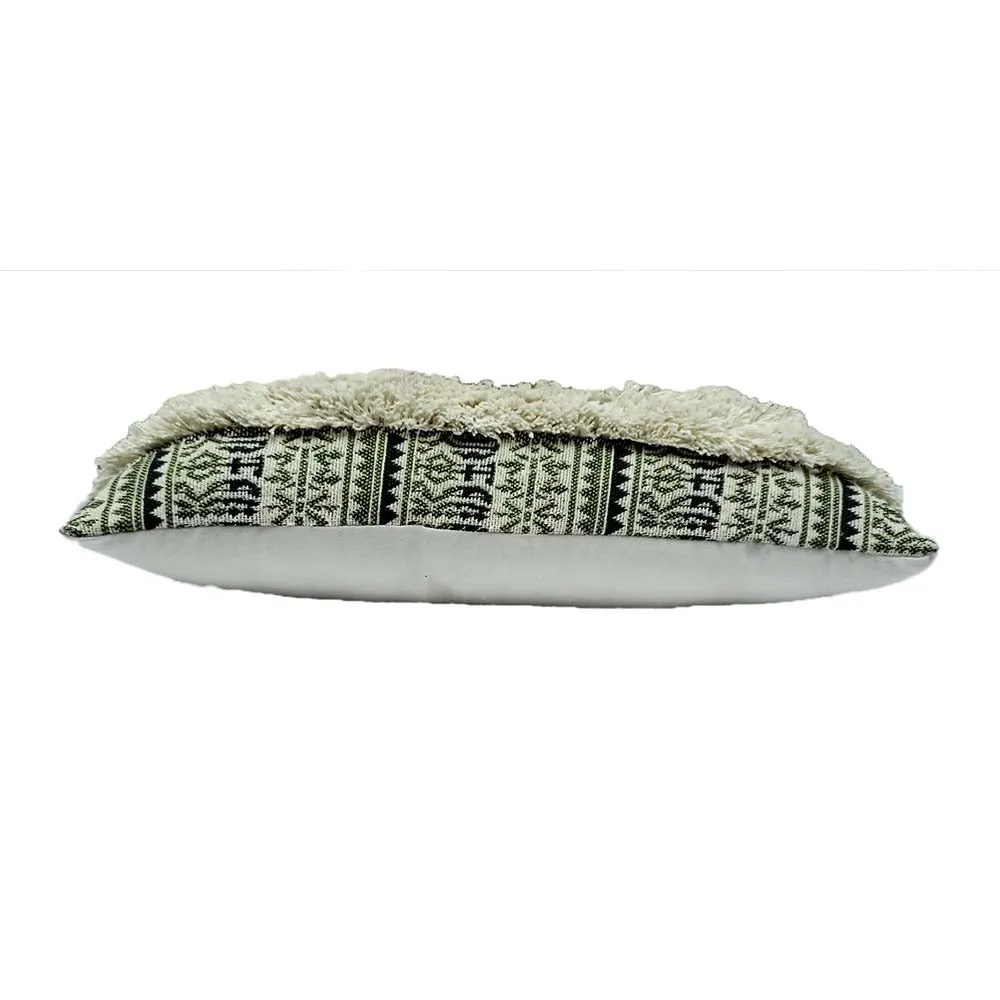 Handwoven Designer Yellow Cushion Cover