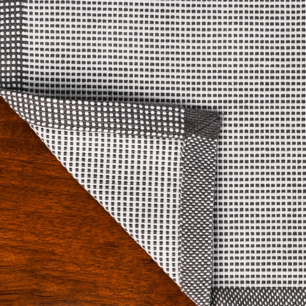 Handwoven Grey Premium Cotton Placemats Set Of 6