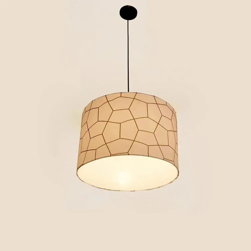 Hanging Lamp Shade in Round shape' Abstract Print Design Pendant Lamp / Pendant Light / Modern Lamp