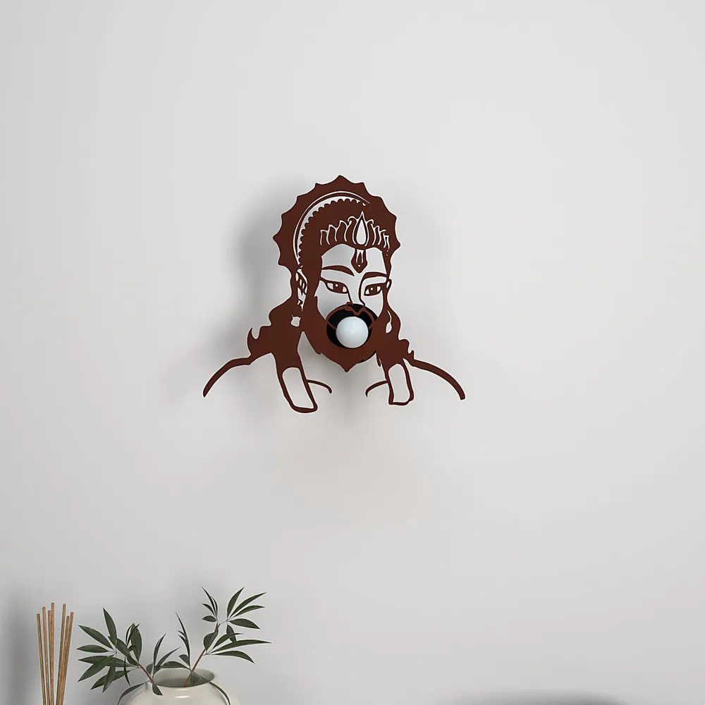 Hanuman ji face creative Shadow lamp
