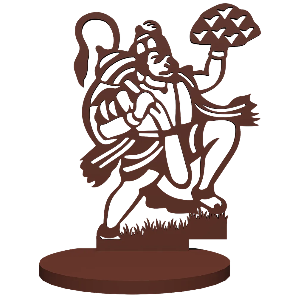 Hanuman Shadow Tea Light Holder