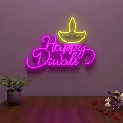 Happy Diwali Neon LED Light