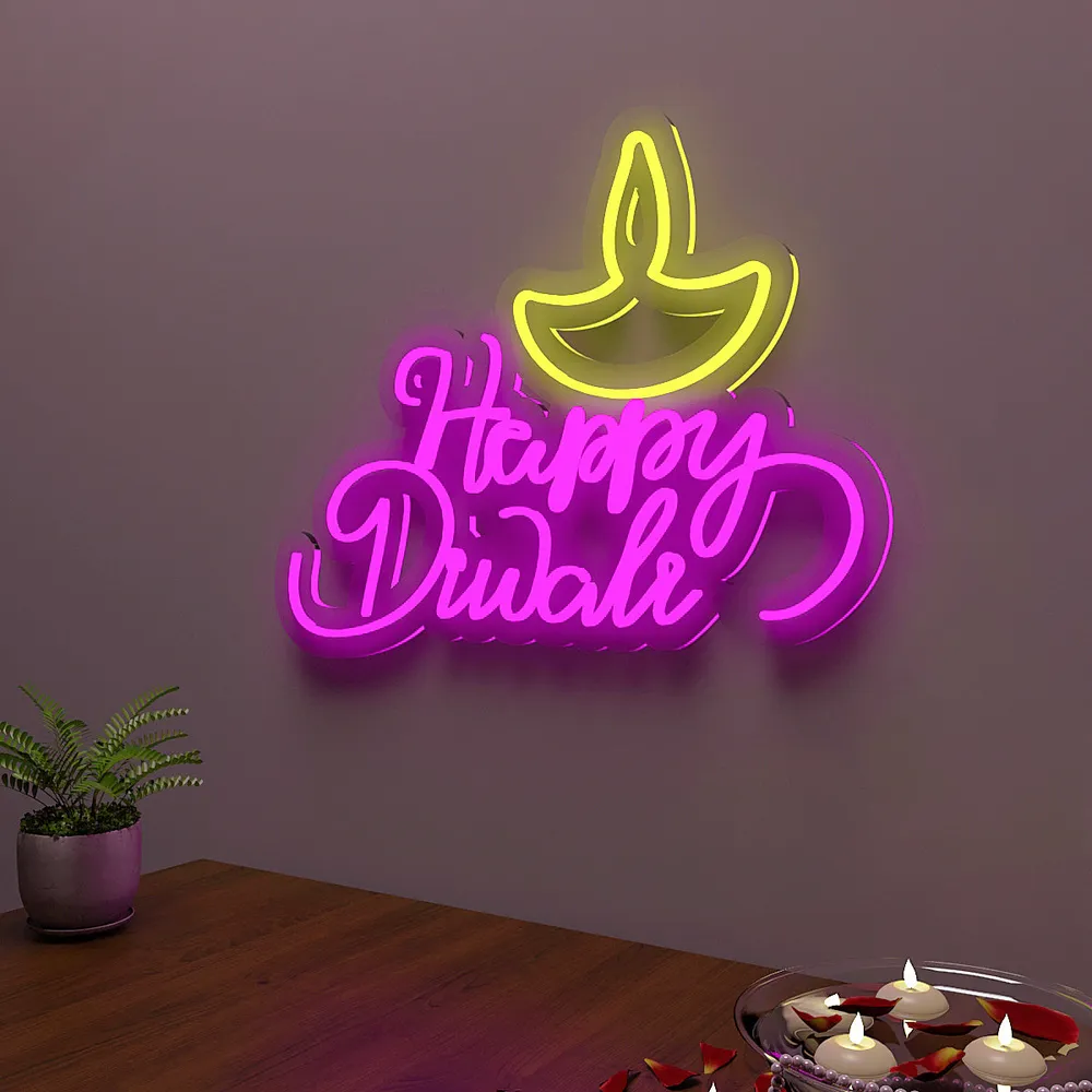 Happy Diwali Neon LED Light