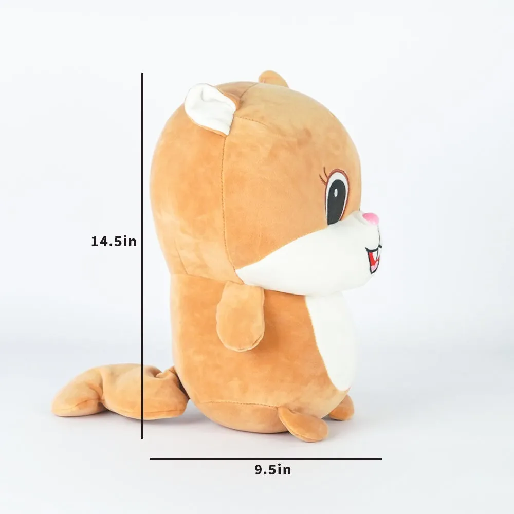 Happy Little Mushy Squirrel Soft Toy