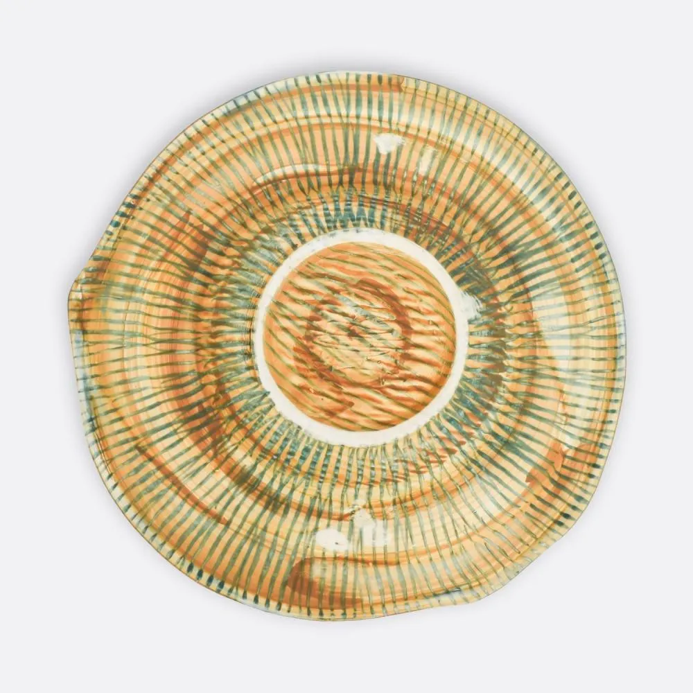 Hat Motif Ceramic Platter