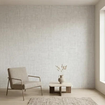 WallMantra Heathered Linen Texture Wallpaper