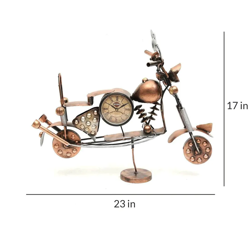 Heavy Bullet With Metal Clock Table Accent