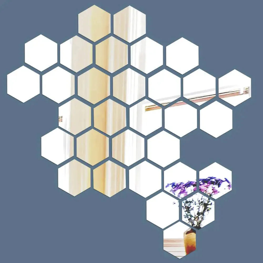 Hexagon Wall Stickers for Bedroom/Study Room