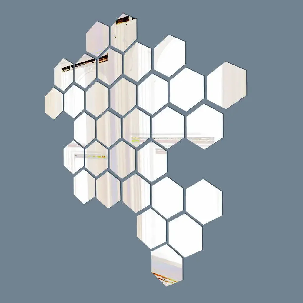 Hexagon Wall Stickers for Bedroom/Study Room