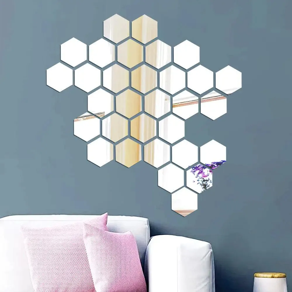 Hexagon Wall Stickers for Bedroom/Study Room