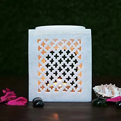 High-Quality Intricate Temple-Shaped Marble Oil Diffuser