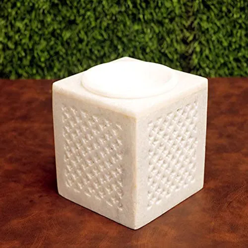 High-Quality Intricate Temple-Shaped Marble Oil Diffuser