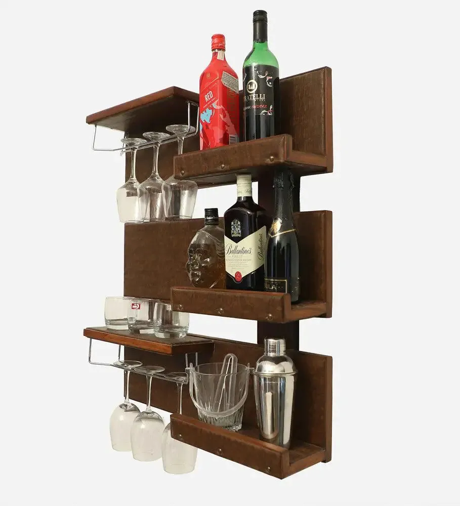 High-Quality Wooden Home Bar Cabinet
