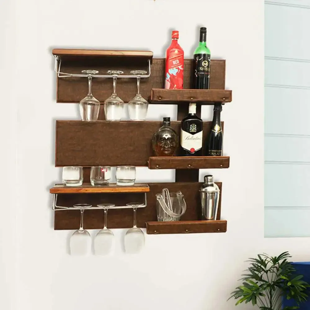 High-Quality Wooden Home Bar Cabinet