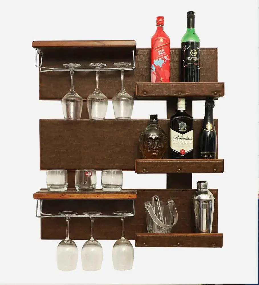 High-Quality Wooden Home Bar Cabinet