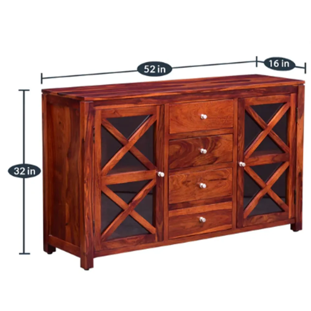 High Utility Designer Handcrafted Sheesham Wooden Chest Of Drawers