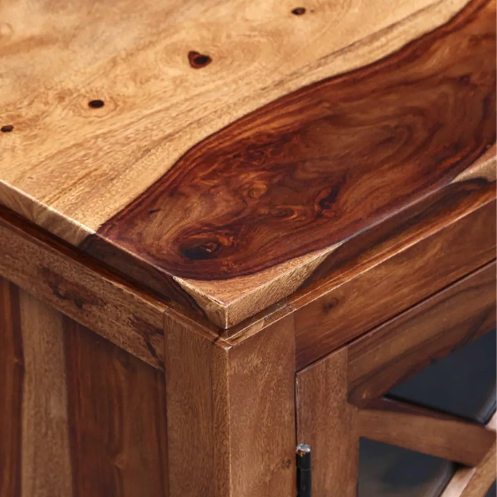 High Utility Traditional Designer Sheesham Wood T.V Cabinet