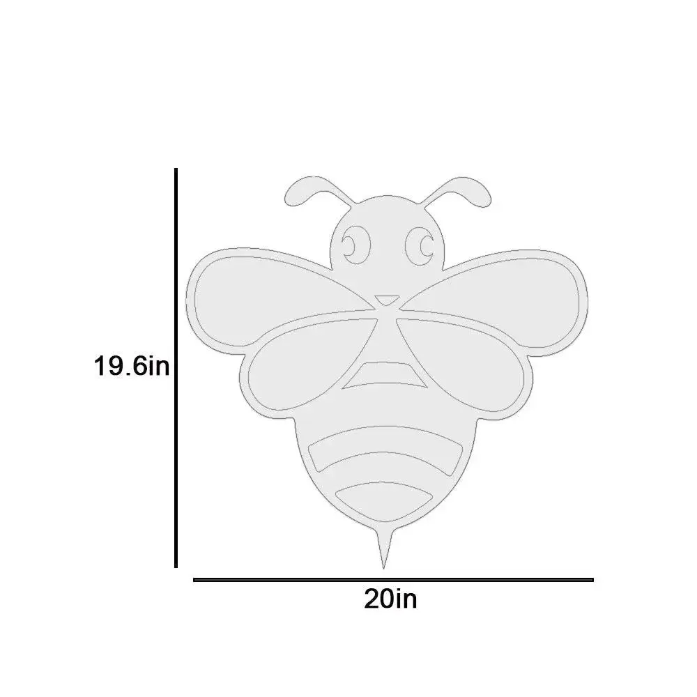 Honey Bee Backlit Wooden Wall Décor