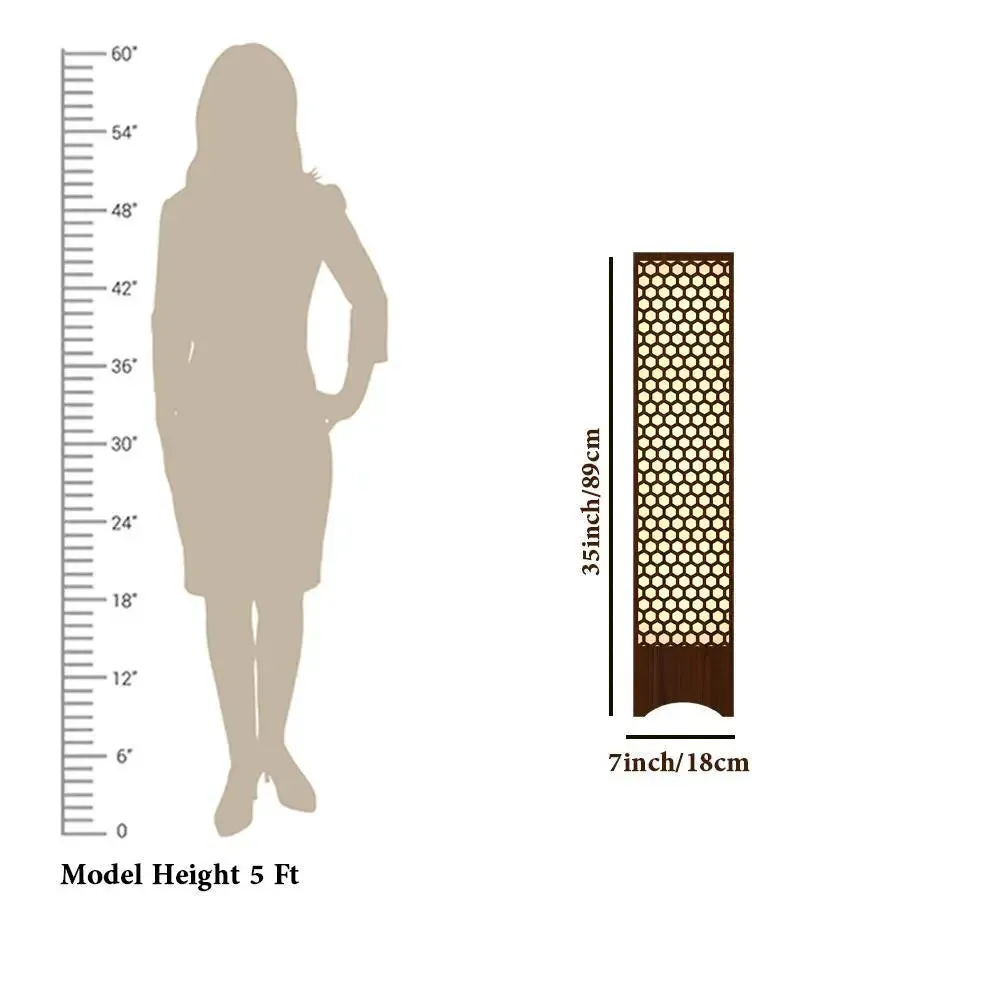 Honeycomb Design Wooden Floor Lamp / Side Light / Modern Lamp