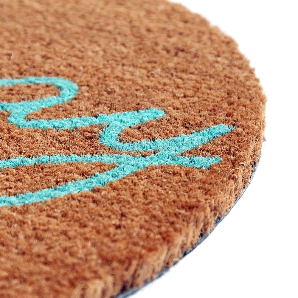 Hooray Funny Printed Natural Coir Doormat