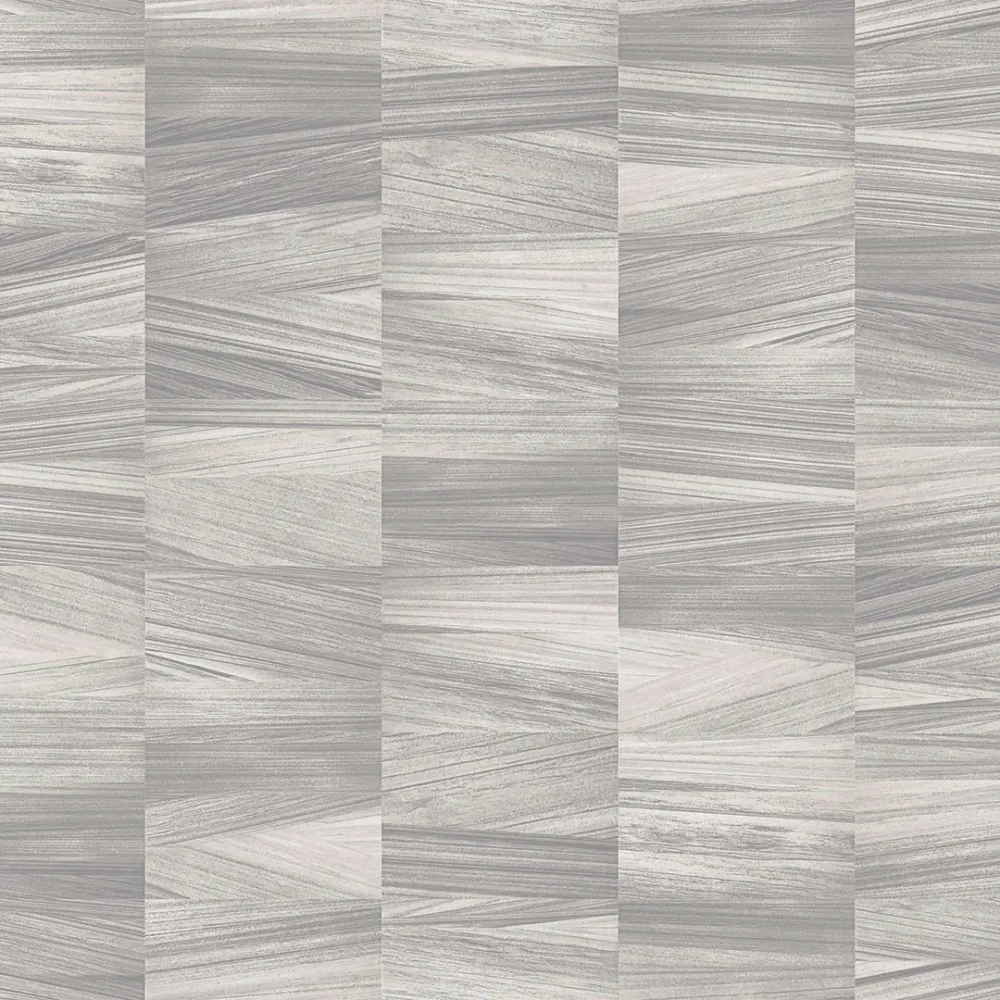 WallMantra Horizon Hues Geometric Wallpaper Grey