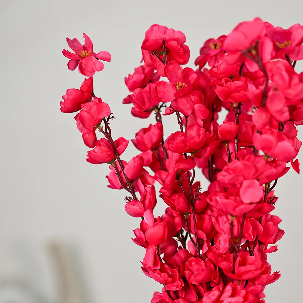 Hot Pink Artificial Blossoms Set Of 2