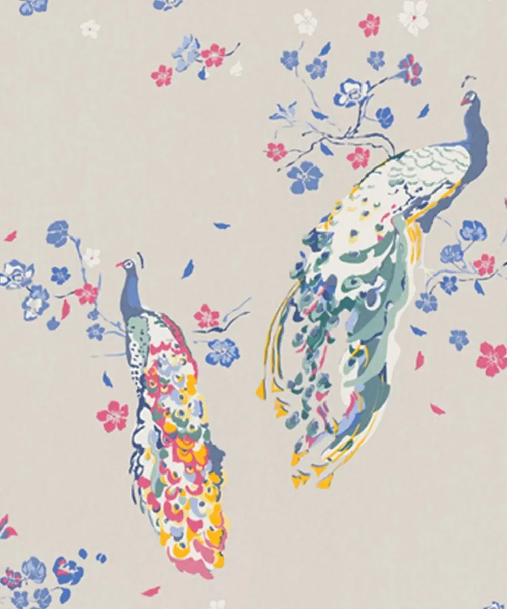 House Of Turnowsky Peacock Premium Wallpaper multi-color