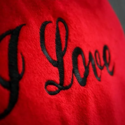 "I Love You" Plush Red Heart Shaped Pillow