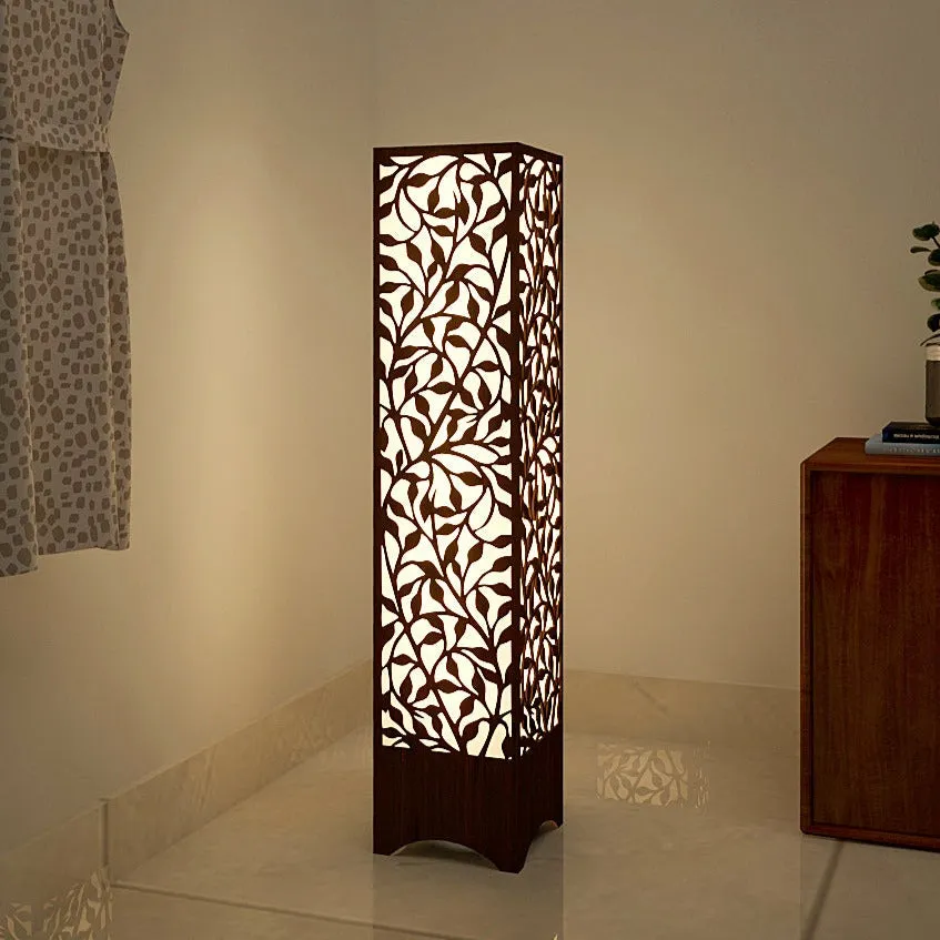 Illuminated Leaves Designer Wood Floor Lamp / Floor Light / Modern Lamp