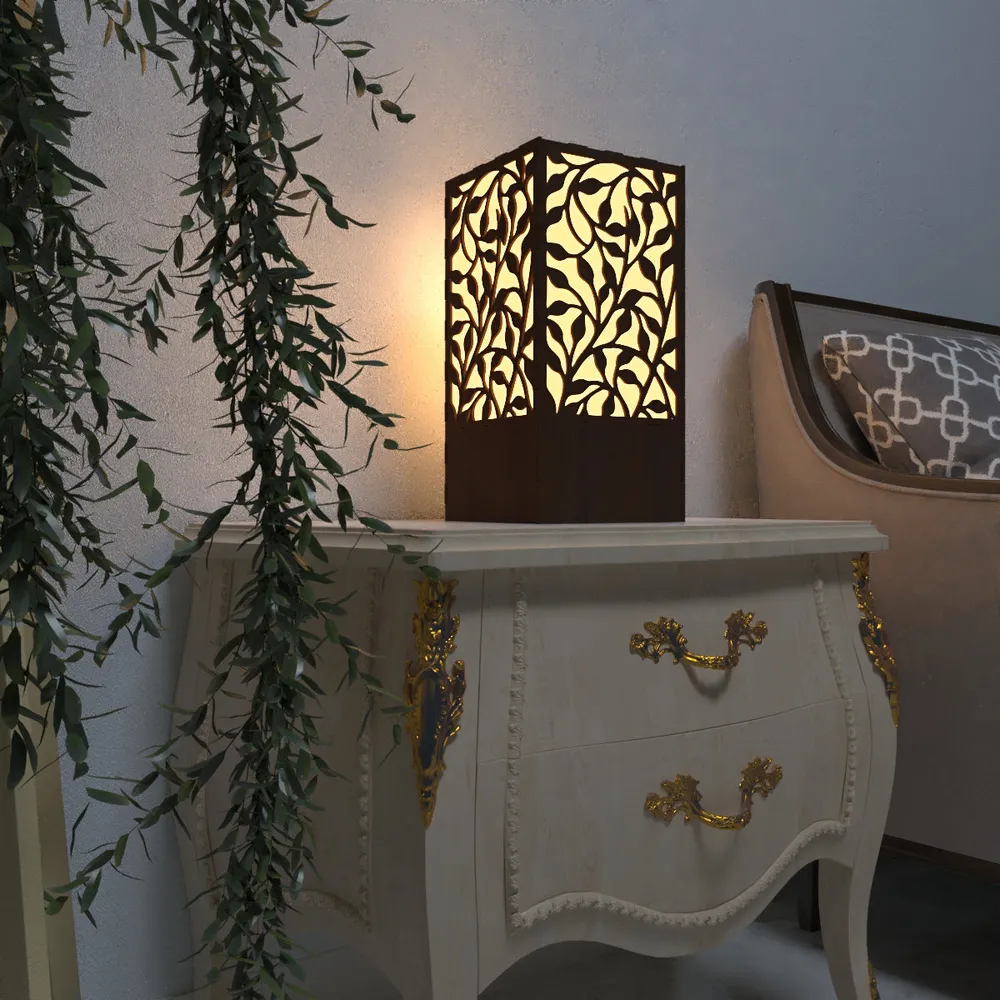 Illuminated Leaves Table Lamp / Table Light / Modern Lamp