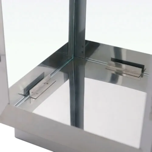 Illuminating Silver Tandem Candle Lantern