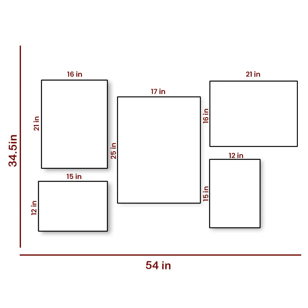 Imagination Of Nature Frame Set Of 5